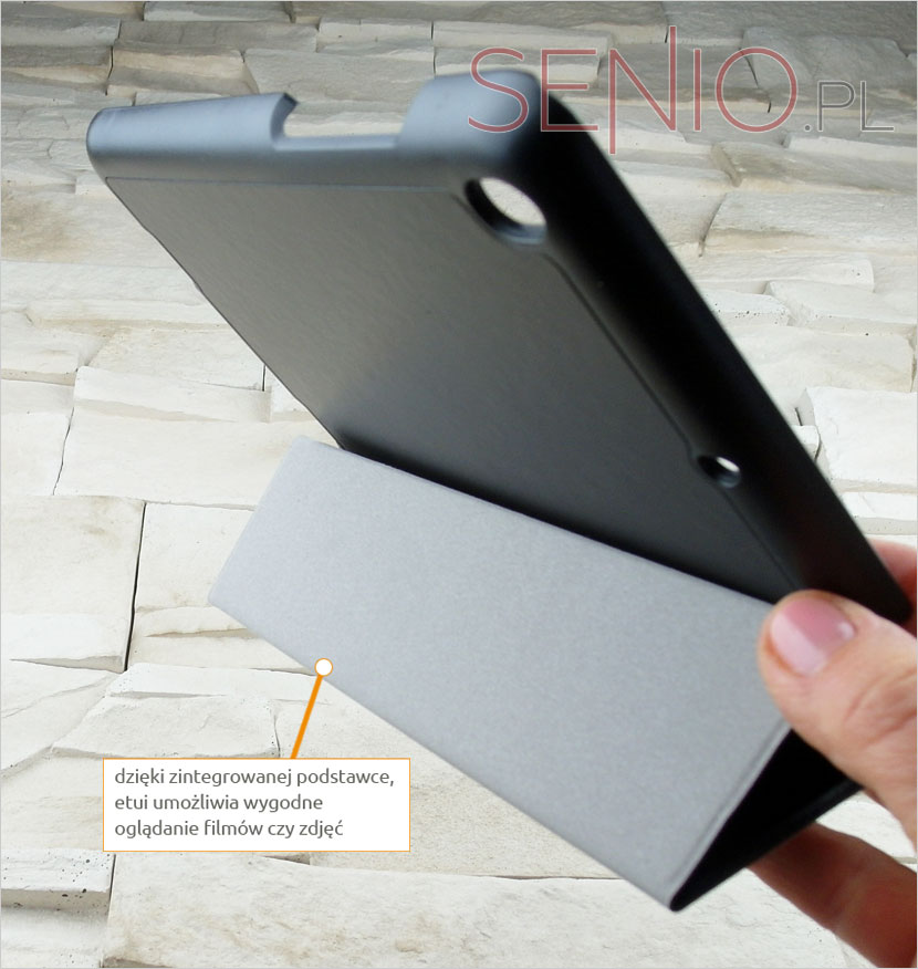 wbudowana podstawka na tablet